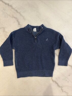 Gap blue Half Zip sweater